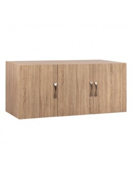 ΠΑΤΑΡΙ 3ΦΥΛΛΗΣ ΝΤΟΥΛΑΠΑΣ CARLY HM385.02 ΣΕ ΧΡΩΜΑ SONAMA 150X55Χ60Υεκ.