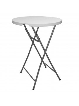 ΤΡΑΠΕΖΙ ΜΠΑΡ CATERING-ΣΥΝΕΔΡΙΟΥ HM5066 Φ81Χ110 εκ.ΠΤΥΣΣΟΜΕΝΟ