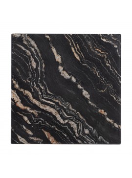 ΕΠΙΦΑΝΕΙΑ ΤΡΑΠΕΖΙΟΥ WERZALIT 70Χ70Χ3.5εκ.BLACK GOLD MARBLE HM5230.15