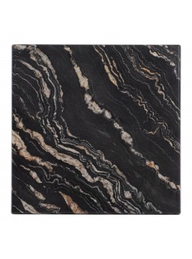 ΕΠΙΦΑΝΕΙΑ ΤΡΑΠΕΖΙΟΥ WERZALIT 80Χ80Χ3.5εκ. BLACK GOLD MARBLE HM5231.15