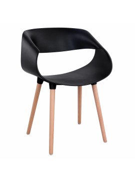 ΠΟΛΥΘΡΟΝΑ ΠΟΛΥΠΡΟΠΥΛΕΝΙΟΥ MAGGIE HM8600.02 ΣΕ ΜΑΥΡΟ ΧΡΩΜΑ 59x53x80Υ εκ.