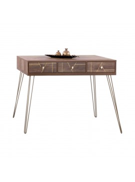 ΚΟΝΣΟΛΑ KAITLYN HM8653 ΚΑΡΥΔΙ ΜΕ ΧΡΥΣΟ 120x55x79,5Y εκ.