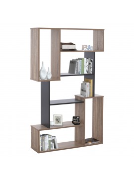 ΒΙΒΛΙΟΘΗΚΗ SHAY HM8768.02 85X22X140 ΓΚΡΙ