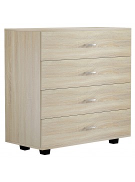 ΣΥΡΤΑΡΙΕΡΑ ΜΕΛΑΜΙΝΗΣ THORG ME 4 ΣΥΡΤΑΡΙΑ SONOMA HM8996.01 80x40x83Yεκ.