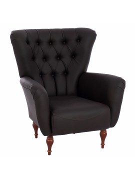 ΠΟΛΥΘΡΟΝΑ ΜΠΕΡΖΕΡΑ Τ. CHESTERFIELD ΣΕ ΧΡΩΜΑ ΚΑΦΕ HM9217.03 87x88x100 εκ.