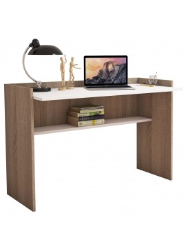 ΓΡΑΦΕΙΟ ΜΕΛΑΜΙΝΗΣ SONAMA ΛΕΥΚΟ 118x58x80Υεκ.HM9227.12