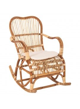 ΚΟΥΝΙΣΤΗ ΠΟΛΥΘΡΟΝΑ ΜΕ ΜΑΞΙΛΑΡΙ SANTA FE RATTAN HM9343 60x103x90Υ εκ.
