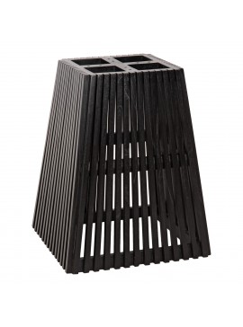 ΒΑΣΗ ΤΡΑΠΕΖΙΟΥ ΕΣΩΤ.ΧΩΡΟΥ ΤΕΤΡΑΓΩΝΗ FRANTZ HM9460.02 ΞΥΛΟ MINDI ΣΕ ΜΑΥΡΟ 60x60x75Y εκ.