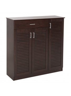 ΠΑΠΟΥΤΣΟΘΗΚΗ-ΝΤΟΥΛΑΠΑ PROΒY HM9607.01 ΜΕΛΑΜΙΝΗ WENGE 120x37,5x121,5Υεκ.