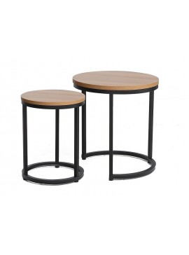 ŁAWA HOLA DĄB/CZARNY (ZESTAW) DIOMMI-80-2824