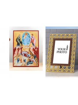 Εικόνα Ορθοδοξίας Πολυτελείας  με  σχεδιο Σταυρούς μαζι με  Βάση σε  8 χρώματα με περίγραμμα χρυσό σε ξύλο Plywood (Πλακάζ)   με  βάση Η Μεταμόρφωση «Μεταμόρφωση» του Ιησού Χριστού, Ξύλινη Χειροποίητη Εικόνα Ελληνικού Premium Βυζαντινού Στυλ Κρεμαστή σε Ξ