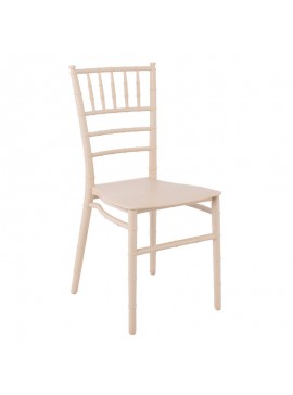 WOODWELL ILONA Καρέκλα-Pro Εστίασης - Catering Στοιβαζόμενη PP Μπεζ 40x47x89cm Ε385,1