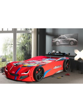 Κρεβάτι παιδικό turbo plus-Κόκκινο Mήκος 109.0 Βάθος 225.0 Ύψος 65.0 16799379