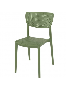 Καρέκλα Lucy, Πράσινο 39,5x44 cm., Genomax Genom1219921953