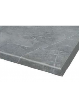 Πάγκος Θερμοανθεκτικός 60 εκ. βάθος, 3,8 εκ. πάχος, 4,2 μ. πλάτος, Γκρι Marble Ματ, Genomax Genom1219922300