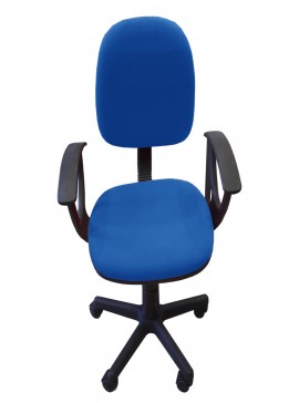 VELCO Pro Systems ΚΑΡΕΚΛΑ ΓΡΑΦΕΙΟΥ ΠΑΙΔΙΚΗ ΜΠΛΕ ΜΕ ΜΠΡΑΤΣΑ -ΔΙΑΣΤΑΣΕΙΣ: 57x47x81/92cm velco-Κ04767-2