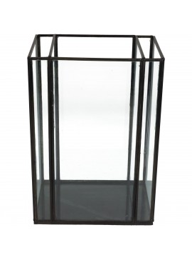 Κηροπήγιο ArteLibre Μαύρο Μέταλλο 18x13x26cm Arte-05150022