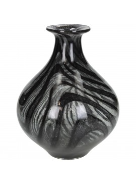Βάζο ArteLibre Μαύρο Γυαλί 18.5x18.5x23.5cm Arte-05150086