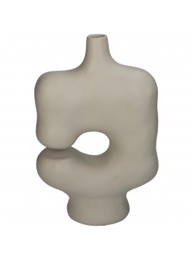 Βάζο ArteLibre Ακανόνιστο Ιβουάρ Polyresin 19x8.8x29.5cm Arte-05155213