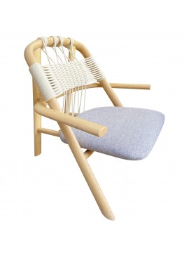 ΠΟΛΥΘΡΟΝΑ CRAFT HM9413.01 ΑΠΟ ΦΡΑΞΙΝΟ ΚΑΙ ΣΧΟΙΝΙ ΦΥΣΙΚΟ 81x76x81Y εκ.