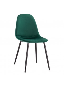 ΚΑΡΕΚΛΑ LEONARDO ΒΕΛΟΥΔΟ ΚΥΠΑΡΙΣΣΙ ΜΕ ΜΕΤΑΛΛΙΚΑ ΠΟΔΙΑ 45x53x85Υ εκ. HM00100.23