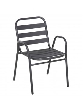 ΚΑΡΕΚΛΑ PRELUDE HM5970.01 ΜΕΤΑΛ.ΣΚΕΛΕΤΟΣ-ΠΛΑΤΗ & ΚΑΘΙΣΜΑ ΑΛΟΥΜΙΝΙΟ-ΓΚΡΙ 54x56x79Υεκ