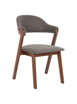 Intrahome ΚΑΡΕΚΛΑ RIDER .01 KUCASABLANCALCASABLANCA_LUMPURESCASABLANCANCON ΣΕ ΚΑΡΥΔΙ-ΥΦΑΣΜΑ ΓΚΡΙ 59x59x83Yεκ. intraho-1630186