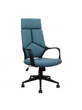 Intrahome ΚΑΡΕΚΛΑ ΓΡΑΦΕΙΟΥ CASABLANCANIVICASABLANCA .06 ΓΚΡΙ ΣΙΕΛ & ΠΟΔΙ ΜΑΥΡΟ 64x61x126 εκ. intraho-1631591