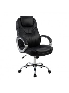 Intrahome ΚΑΡΕΚΛΑ ΓΡΑΦΕΙΟΥ ΜΑΥΡΟ CASABLANCALTCASABLANCAIOKYO SCASABLANCALTCASABLANCAIIVRY-SUR-SEINEELL ΜΕ ΠΟΔΙ ΧΡΩΜΙΟ 65x71x106,5-116Y εκ..01 intraho-1631477