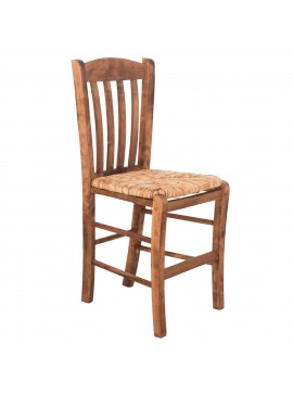 ΚΑΡΕΚΛΑ ΚΑΦΕΝΕΙΟΥ MONTE HM10383.01 ΞΥΛΟ ΟΞΙΑΣ ΣΕ ΚΑΡΥΔΙ-ΨΑΘΑ SEAGRASS 43x41x87Υεκ.