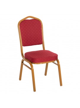 ΚΑΡΕΚΛΑ ΜΕΤΑΛΛΙΚΗ ΣΥΝΕΔΡΙΟΥ CATERING HILTON- ΜΠΟΡΝΤΟ ΥΦΑΣΜΑ HM0054.21 44x66x92,5Yεκ.