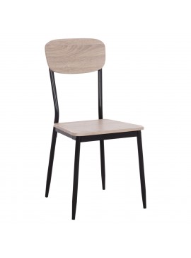 ΚΑΡΕΚΛΑ ΤΡΑΠΕΖΑΡΙΑΣ PAGET HM8373.01 SONAMA ΜΕ ΜΑΥΡΑ ΠΟΔΙΑ 40x49x87.5Y