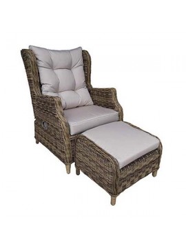 Bluimis ΠΟΛΥΘΡΟΝΑ ΜΕ ΥΠΟΠΟΔΙΟ WICKER - RATTAN KARMA BL-200-02-013