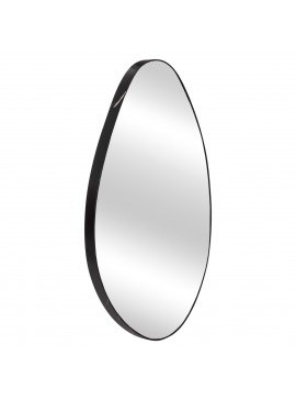 ΚΑΘΡΕΠΤΗΣ ΤΟΙΧΟΥ DROP HM4488.01 ΜΕ ΠΛΑΙΣΙΟ MDF ΣΕ ΧΡΩΜΑΤΙΣΜΟ BLACK MARBLE 50x80Υεκ.