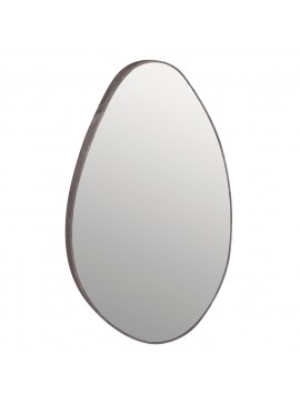 ΚΑΘΡΕΠΤΗΣ ΤΟΙΧΟΥ DROP HM4488.02 ΜΕ ΠΛΑΙΣΙΟ MDF ΣΕ ΧΡΩΜΑΤΙΣΜΟ GREY MARBLE 50x80Υεκ.