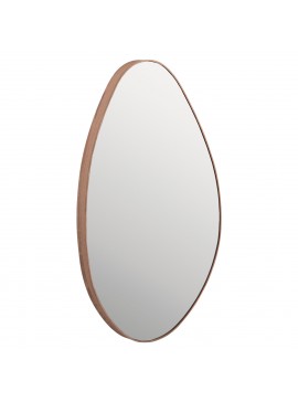 ΚΑΘΡΕΠΤΗΣ ΤΟΙΧΟΥ DROP HM4488.03 ΜΕ ΠΛΑΙΣΙΟ MDF ΣΕ ΦΥΣΙΚΟ ΧΡΩΜΑ ΞΥΛΟΥ 50x80Υεκ.