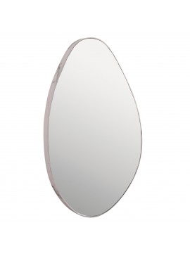 ΚΑΘΡΕΠΤΗΣ ΤΟΙΧΟΥ DROP HM4488.05 ΜΕ ΠΛΑΙΣΙΟ MDF ΣΕ ΧΡΩΜΑΤΙΣΜΟ WHITE MARBLE 50x80Υεκ.