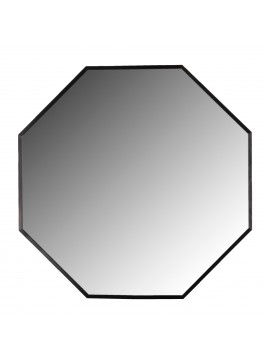 ΚΑΘΡΕΠΤΗΣ ΤΟΙΧΟΥ HM9583.01 ΟΚΤΑΓΩΝΟΣ ΣΚΕΛΕΤΟΣ ΑΛΟΥΜΙΝΙΟΥ ΜΑΥΡΟ 55,5x2,5x55,5Υεκ.