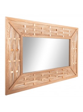 Intrahome ΚΑΘΡΕΠΤΗΣ ΤΟΙΧΟΥ ΟΡΘΟΓΩΝΙΟΣ ΜΠΑΜΠΟΥ ΣΕ ΧΡΩΜΑ ΟΑΚ 120x2,5x80 εκ. intraho-1612890