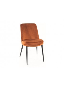KRZESŁO KAYLA VELVET CZARNY STELAŻ / CYNAMON BLUVEL 4215 DIOMMI-80-2890