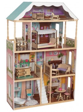 Κουκλόσπιτο Kidkraft Charlotte  Mήκος 82.60 Βάθος 30.50  Ύψος 123.20 16780759