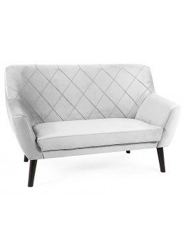 SOFA KIER 2 VELVET J. SZARY BLUVEL 03 / WENGE DIOMMI-80-2803