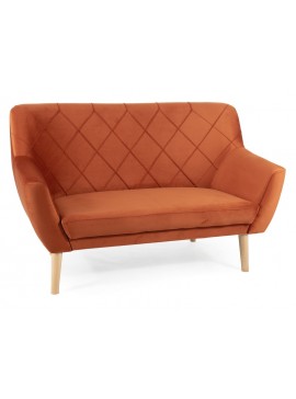 SOFA KIER 2 VELVET CYNAMON BLUVEL 4215 / BUK DIOMMI-80-2849
