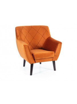 FOTEL KIER 1 VELVET CYNAMON BLUVEL 4215 / WENGE DIOMMI-80-2891