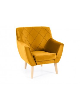 FOTEL KIER 1 VELVET CURRY BLUVEL 68 / BUK DIOMMI-80-2946