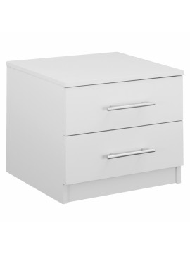 ΚΟΜΟΔΙΝΟ ΜΕΛΑΜΙΝΗΣ CHELSEA HM2220.05 ΛΕΥΚΟ 48x40,5x41,5 εκ.