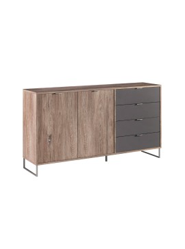 MATIS Μπουφές DENVER δρυς kalaj/ ανθρακί 172,8x40x92,6 MATIS160374