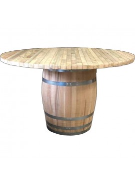 Tesias Διακοσμητικό βαρέλι τραπέζι κήπου - παραλίας Δ110cm-Tesias  TES-780