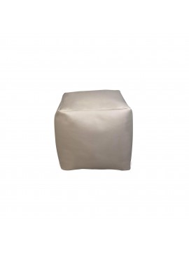 Tesias Πουφ σκαμπό Γκρι Ελεφαντί Δερματίνη 45x45x45cm
-Tesias  TES-1441