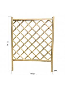 Tesias Καφασωτό για ζαρντινιέρα 106 110x120cm-Tesias  TES-0106ΚΑΦ